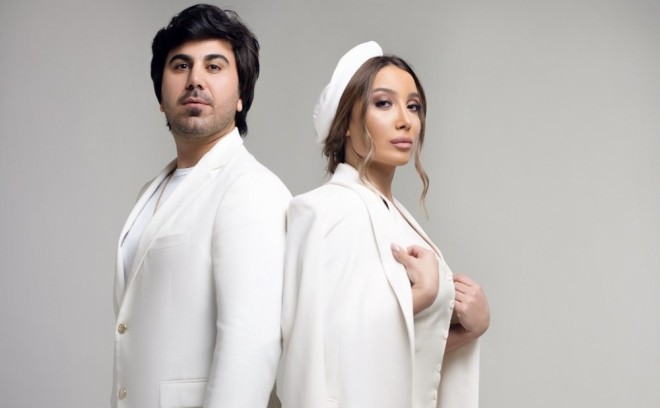 Günay və Ceyhun sevgililərə mahnı oxudular - video