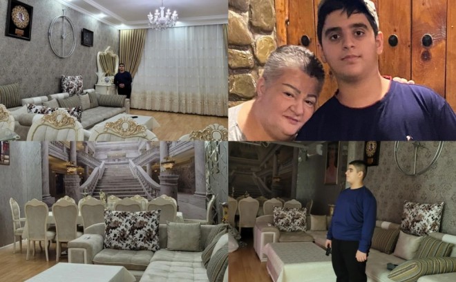 Xalq artisti evini nümayiş etdirdi - foto