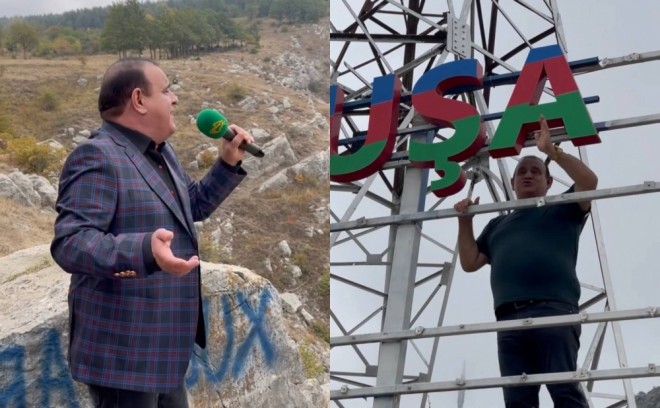 Tacir Şuşada "Qarabağ" mahnısını oxudu - video