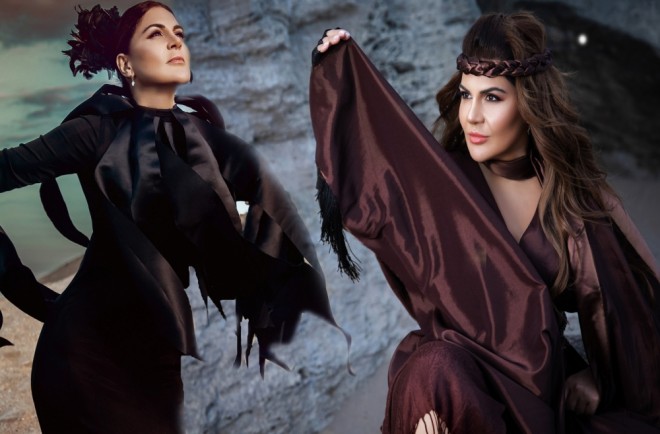 Xatun fotosessiya etdi