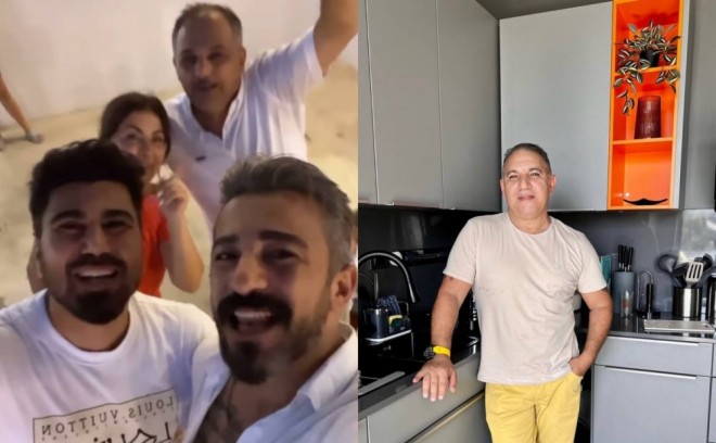 Əməkdar artist yeni bağ evində məclis keçirib