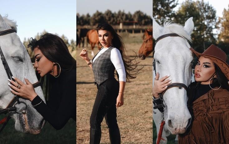 Fatimə atları çox sevir - FOTOSESSİYA