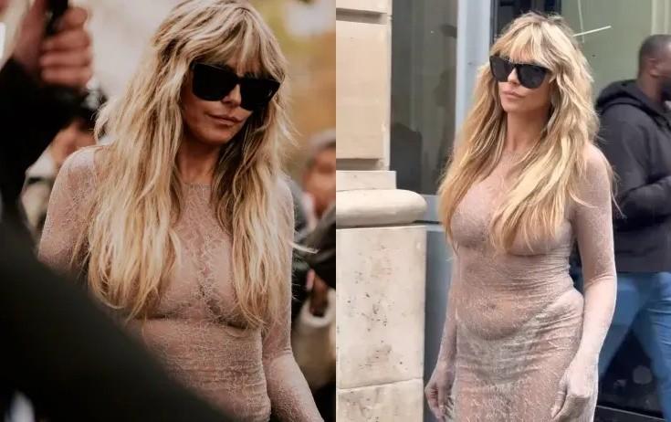 Klumun transparan libası - FOTO