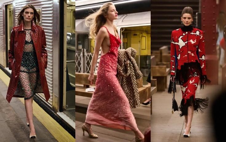 Metrostansiyanı podiuma çevirdi - FOTO