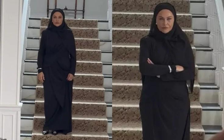 Hülya Avşar hicab bağladı