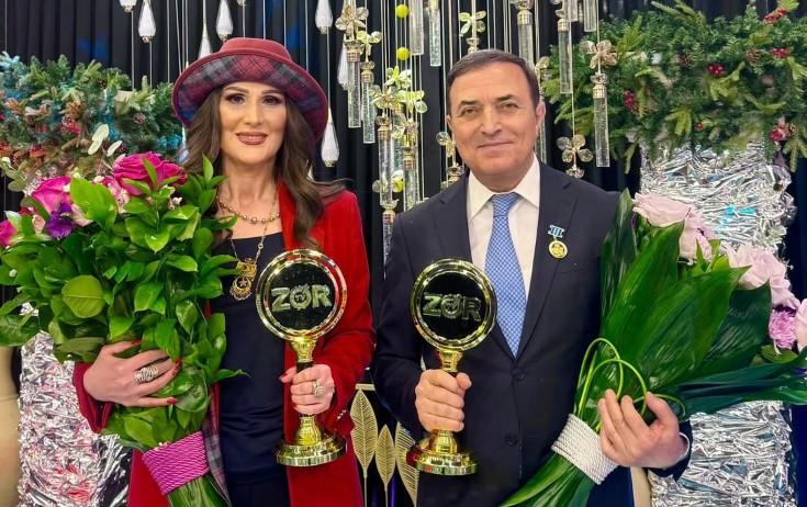 Xalq artistləri medal aldılar - FOTO