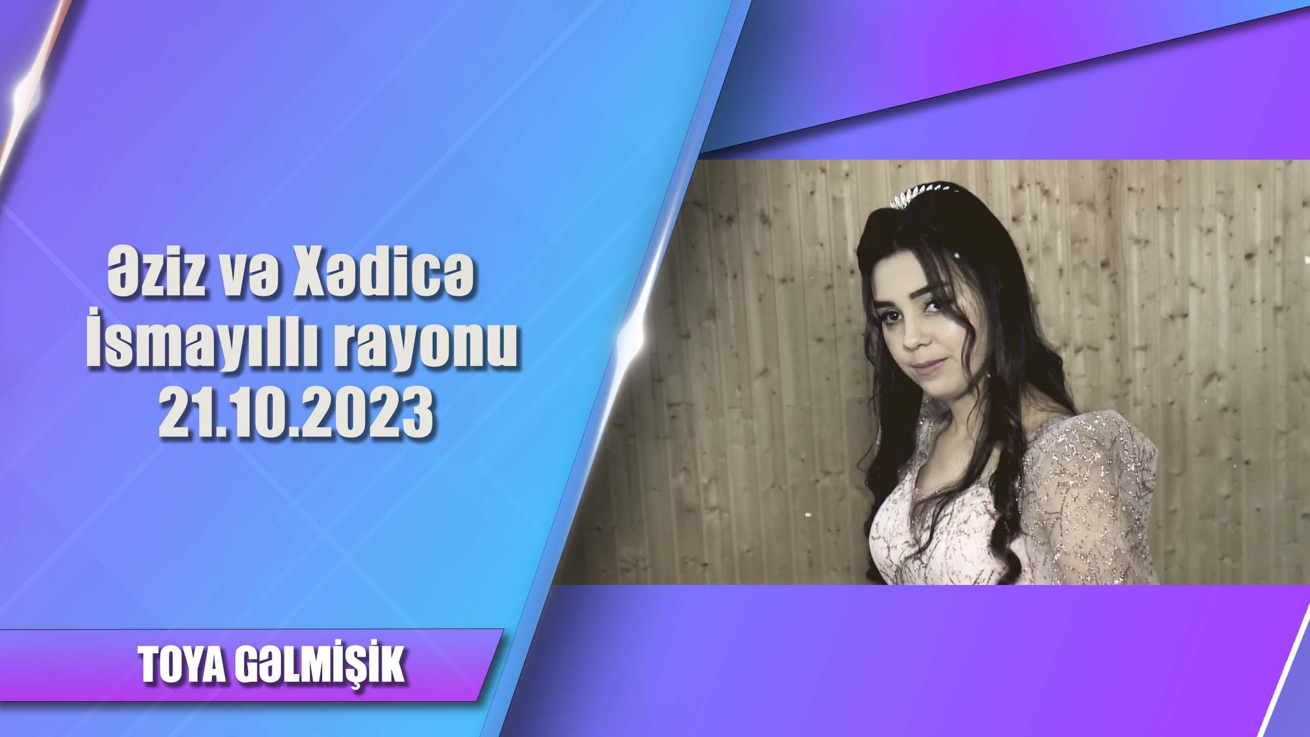 Əziz və Xədicə  İsmayıllı rayonu 21.10.2023 - Toya gəlmişik MTV Azərbaycan